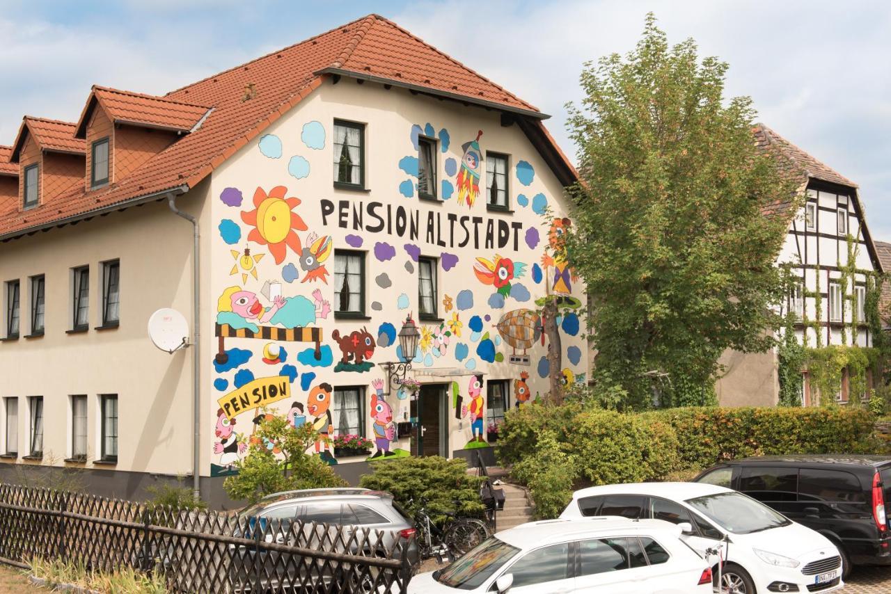 Pension Altstadt Борна Екстериор снимка